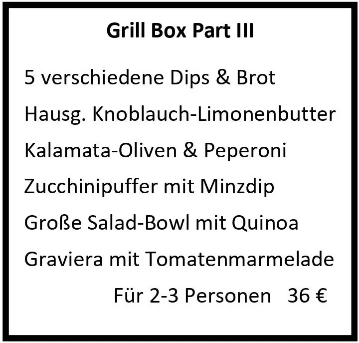 Grillboxen III