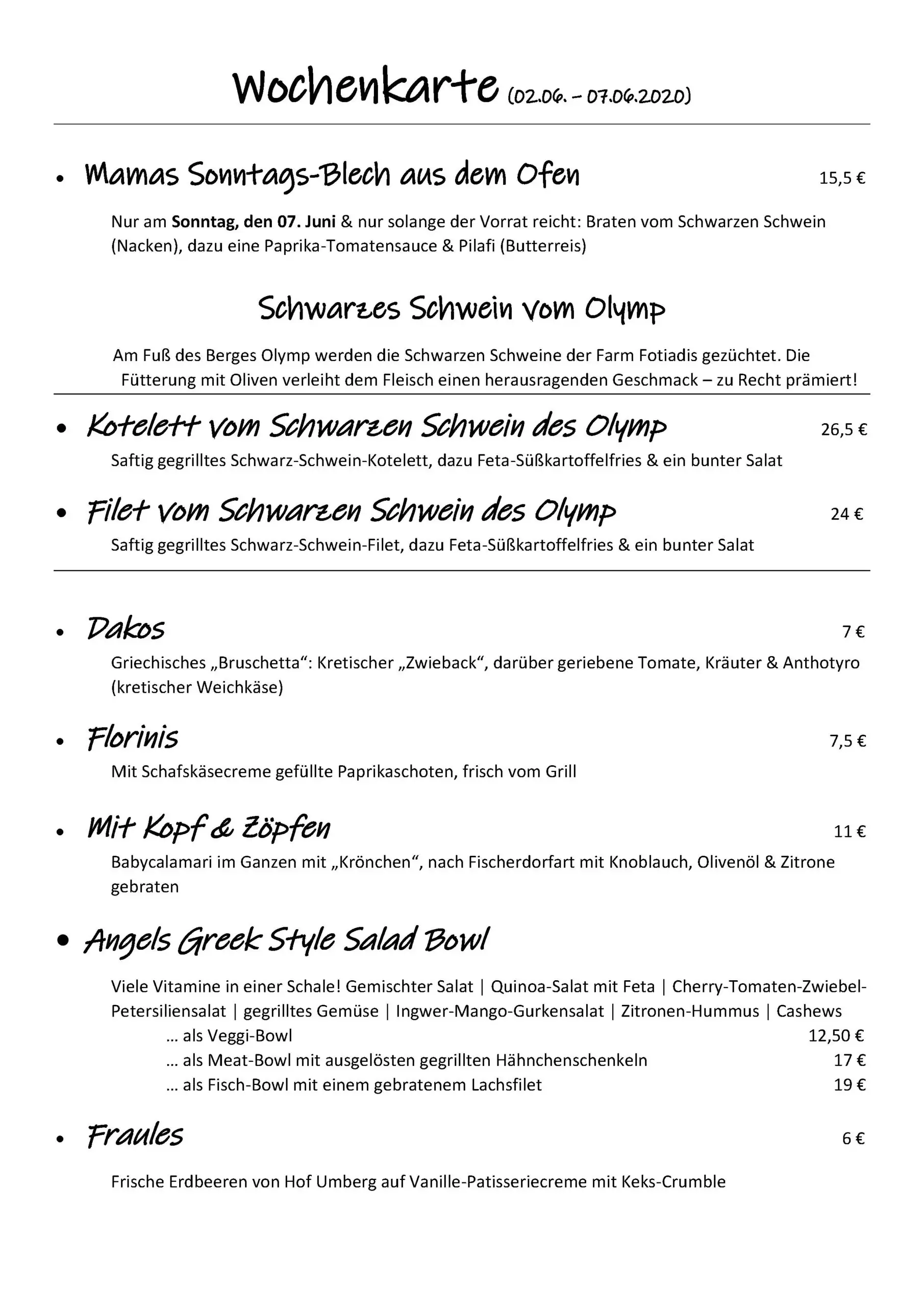 Wochenkarte 02.06.-14-06